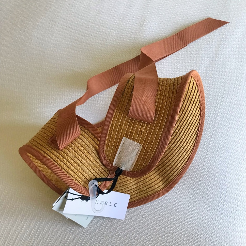 Cole Haan Packable Paper Visor Sun Hat, NWT - Picture 11 of 16